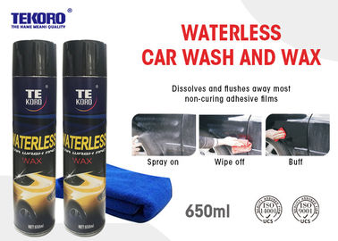 Waterless ล้าง &amp; Wax ยานพาหนะภายนอกพื้นผิวใช้กับ Streak ฟรี เปล่งปลั่ง