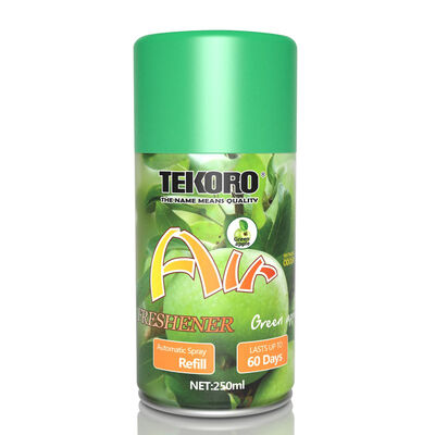 Tekoro Green Apple Flavour Air Freshener อัตโนมัติสเปรย์รีฟิลล์ พร้อมการรับรอง CE, RoHS, SGS, GMP และความจุ ≥200ml