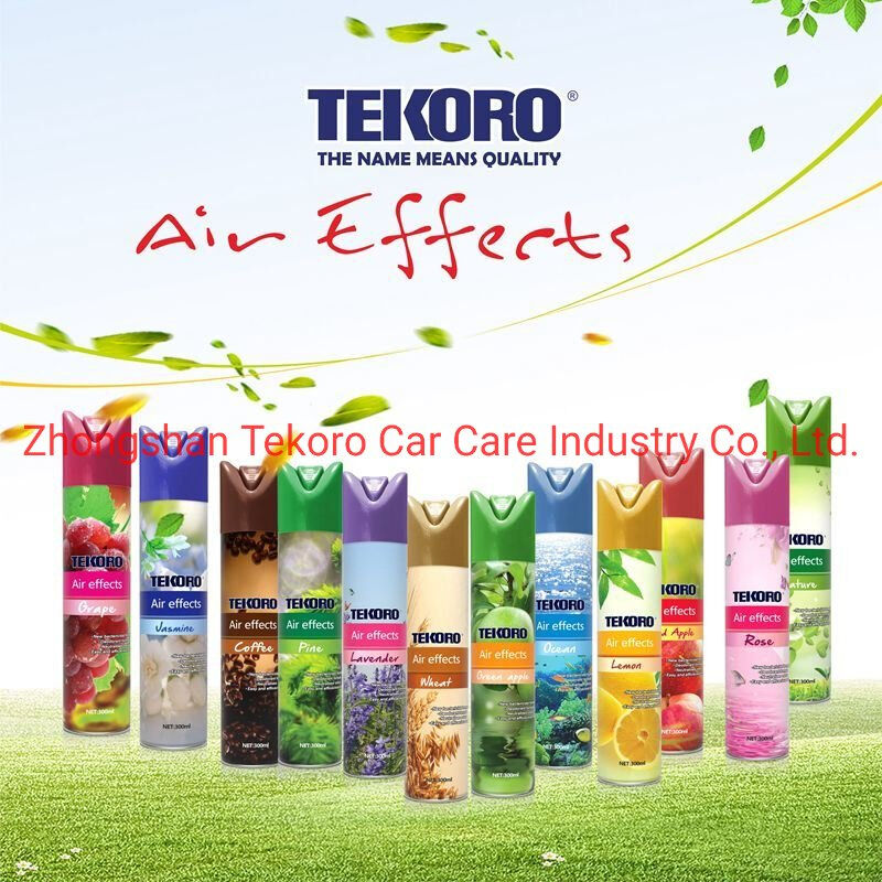 Tekoro Air Freshener Aerosol Spray with Natural Fragrance สําหรับการใช้งานหลายประการ และได้รับการรับรอง CE, RoHS, SGS, GMP