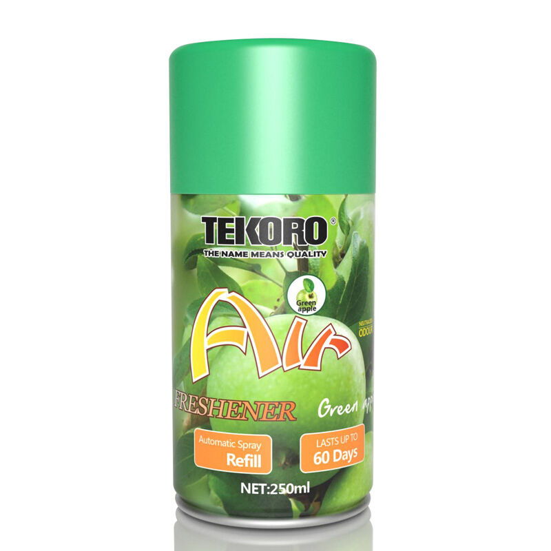 Tekoro Green Apple Flavour Air Freshener อัตโนมัติสเปรย์รีฟิลล์ พร้อมการรับรอง CE, RoHS, SGS, GMP และความจุ ≥200ml