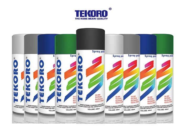 สีสเปรย์กันสนิมหลายสีสําหรับรั้วและงานอาชีพ สัดส่วนสเปรย์ 99% ระบบสี