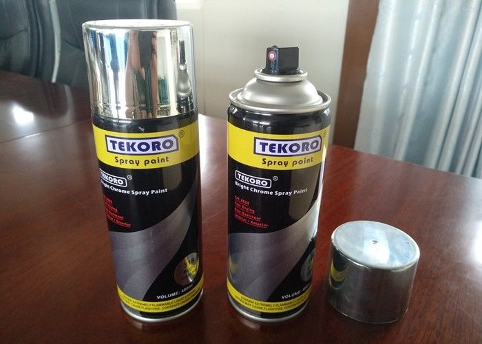 เกรด 1 การติดต่อ สีสเปรย์ Chrome Aerosol สีกระจายสูงสําหรับไม้โลหะและพลาสติก